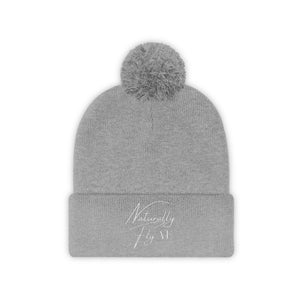 Naturally Fly AF Pom Pom Beanie